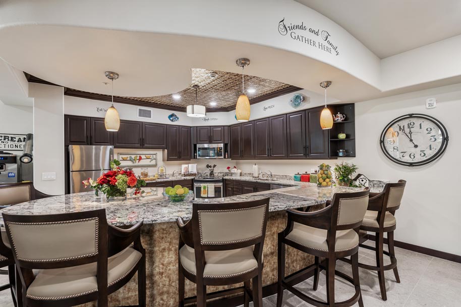 The kitchen at Osprey Heights