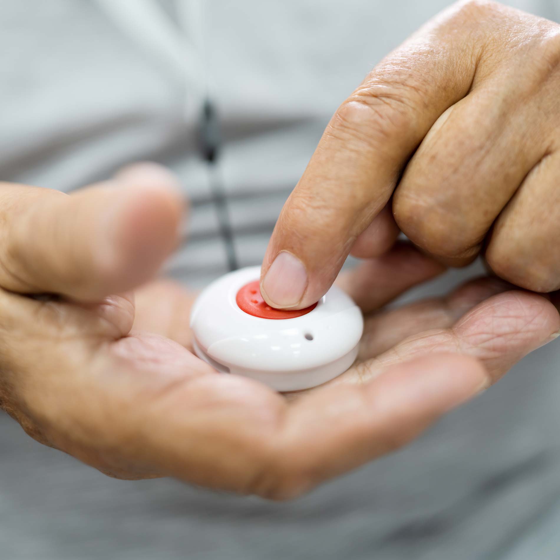 An emergency call button available to Osprey Heights residents